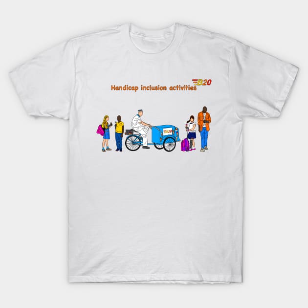 The ice cream cart T-Shirt by superbottino96